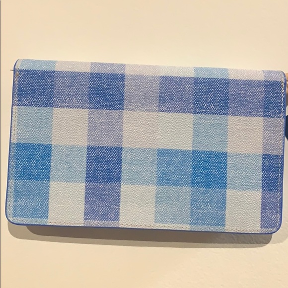 Dooney & Bourke Blue Quadretto Check Milly - Picture 3 of 5